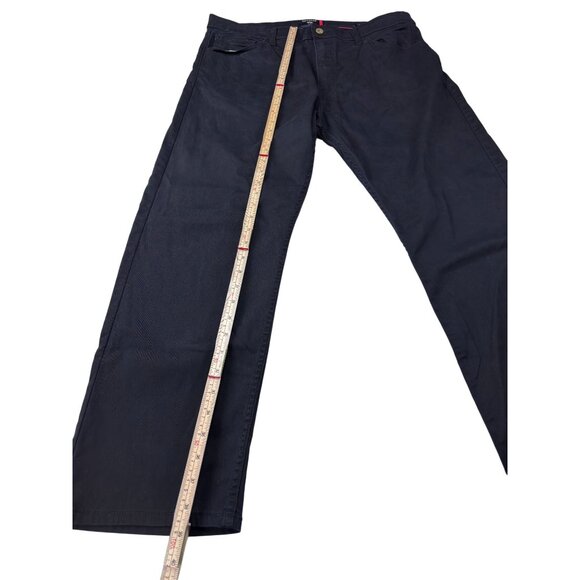 Dockers Mens Black Straight-Fit Pants W36 L29 Cotton Blend - Picture 6 of 15